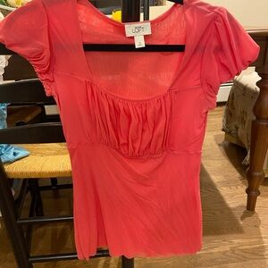 Loft Coral blouse/t-shirt